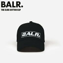 ☆ボーラー BALR. キャップ 帽子 デザイン 刺繍 カーブ THE CLUB COTTON CAP JET BLACK ファッション ブラック B6110....