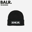 ☆ボーラー BALR. ニットキャップ 帽子 ニット帽 ビーニー 刺繍 ロゴ THE CLUB BEANIE ファッション ブラック B6120.1010 00...