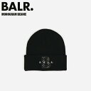 ☆ボーラー BALR. ニットキャップ 帽子 ニット帽 ビーニー 刺繍 ロゴ MONOGRAM BEANIE ファッション ブラック B6120.1011 00...