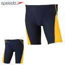 ネコポス スピード 水泳 ウエア ジュニア プッシュアップターンズジャマー speedo STB62301 スイムウエア スパッツ水着 透けにくい厚みと柔らかな...