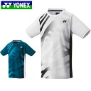 ネコポス ヨネックス YONEX シャツ ジュニアゲームシャツ 半袖 ショートスリーブ トップス ウエア アパレル 服 ベリークールドライ UVカット 吸汗速乾...