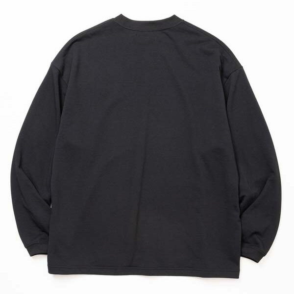 ☆SY32 by SWEET YEARS ロンT 32ロゴ ワイドシルエット スウェット感覚 シャツ 長袖 ロング クルー カジュアル ストリート スウィートイヤーズ 14542 ブラック 送料無料