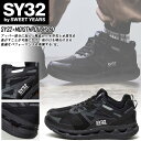 ☆SY32 by SWEET YEARS MOISTHROUGH360 コラボシューズ スニーカー 防水 通気性 雨対策 撥水 ブラック カジュアル ストリート...