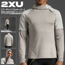 ☆ 2XU ツータイムズユー イグニッション フーデッド プルオーバー ランニング ジャケット メンズ 長袖 シャツ フード付き ミッドレイヤー 軽量 速乾 ト...