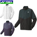 ヨネックス YONEX ジャケット ユニ裏地付ウィンドウォーマーシャツ アウター 上着 ジャンパー ウエア アパレル 服 ヒートカプセル 制電 反射 撥水 メン...