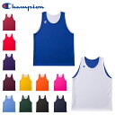 (Z)31 ネコポス チャンピオン バスケットボール メンズ レディース リバーシブルタンクトップ CBR2300 ワンポイントロゴ ノースリーブ 練習 チーム...