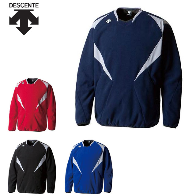 (☆)02 ネコポス デサント 野球 スポーツウエア フリースジャケット DESCENTE DB-201 長袖 アウター 防..