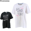 (Z)39 ネコポス コンバース スポーツウエア レディース ウィメンズ プリントTシャツ CONVERSE CB321353 半袖シャツ バスケットボール ミ...