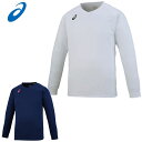 (☆)63 ネコポス アシックス スポーツウエア メンズ レディース プラクティスロングスリーブトップ XW6747 asics Vネック仕様 長袖シャツ バレ...