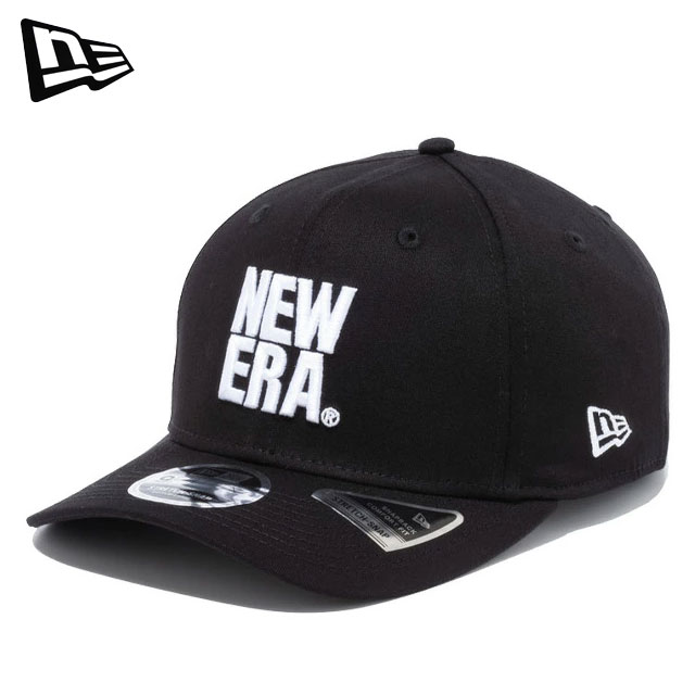 (☆)02 ニューエラ キャップ メンズ レディース 9FIFTY ストレッチスナップ スクエアニューエラロゴ NEW ERA 帽子 ブラックxホワイト アジャスタブル仕様でサイズ調整が可能 カジュアル レジャー アパレル 日常 デイリー 男女兼用 ユニセックス 12746854