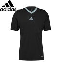 (Z)01 ネコポス アディダス スポーツウエア メンズ レフェリー 22 シャツ adidas Q4847 レフェリー 半袖シャツ サッカー 審判ウェア プラ...