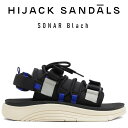 ☆ ハイジャックサンダル メンズ レディース SONAR Blach ファッション おしゃれ ベージュ ストラップ デイリー レジャー フェス HIJACK S...
