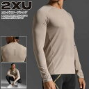 ☆ネコポス 2XU ツータイムズユー ランニング シャツ メンズ 長袖 秋冬 ロングスリーブ イグニッションベースレイヤー 軽量 速乾 トレーニング 冬 冬場 寒さ対策 MR6827A CAR/BRF 送料無料 あす楽対応可 NEW color NEW color ロングスリーブシャツ