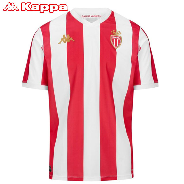 ☆ネコポス カッパ サッカー スポーツウエア 半袖 Tシャツ ユニフォーム Kappa 215434 ASモナコFC トップス レッド トレーニングウエア アパレル カジュアル