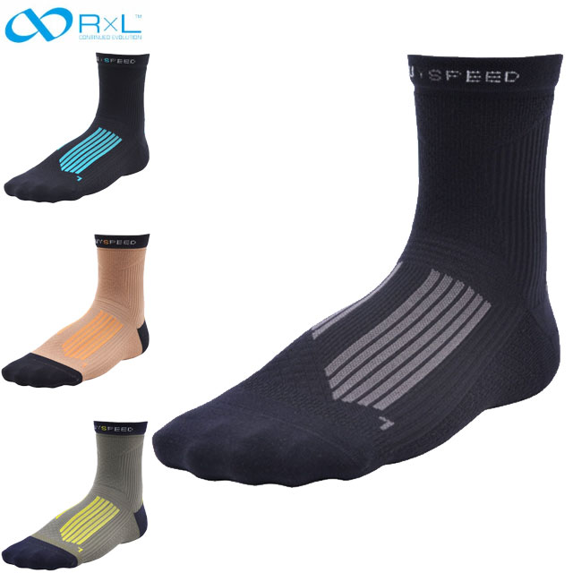 ☆ネコポス アールエルソックス メンズ レディース 靴下 ソックス RUY SPEED 2 トレイル専用 ソックス ラウンド RNS5010 上田瑠偉着用 フィ...