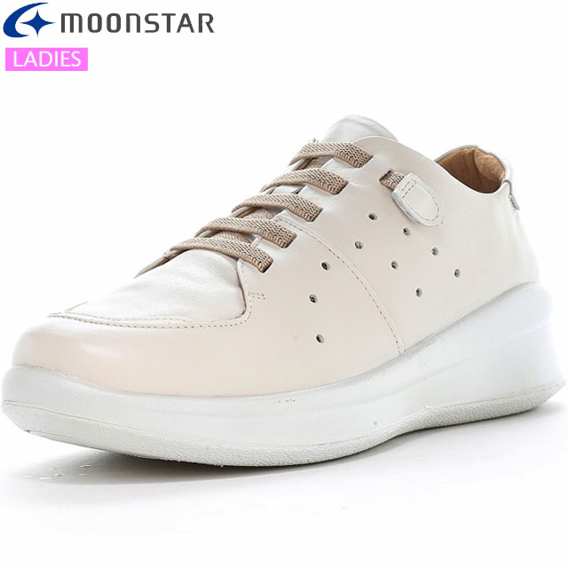 ムーンスター MOONSTAR コンフォートシューズ レディース SPORTH SP2000 アイボリー ムーンスター スポ..