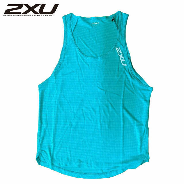 ☆2XU ツータイムズユー パフォームレースシングレット ノースリーブ タンクトップ メンズ 袖無し トレーニング ストレッチ 吸湿速乾 MR6324A SLB/SIL あす楽 送料無料