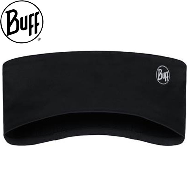 ネコポス バフ BUFF ヘッドバンド ヘアバンド WINDPROOF HEADBAND GREY LOGO S/M リサイクルポリエステ..