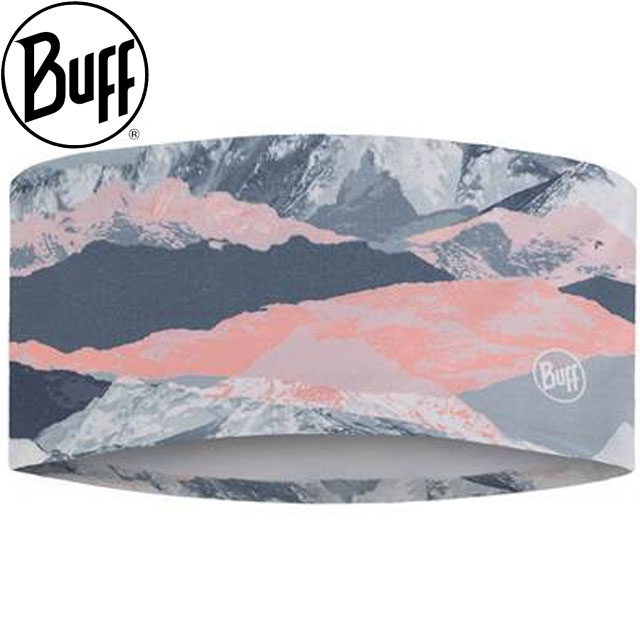 ネコポス バフ BUFF ヘッドバンド ヘアバンド THERMONET® HEADBAND AGHRA ROSEWOOD 10CM幅 58%リサイク..