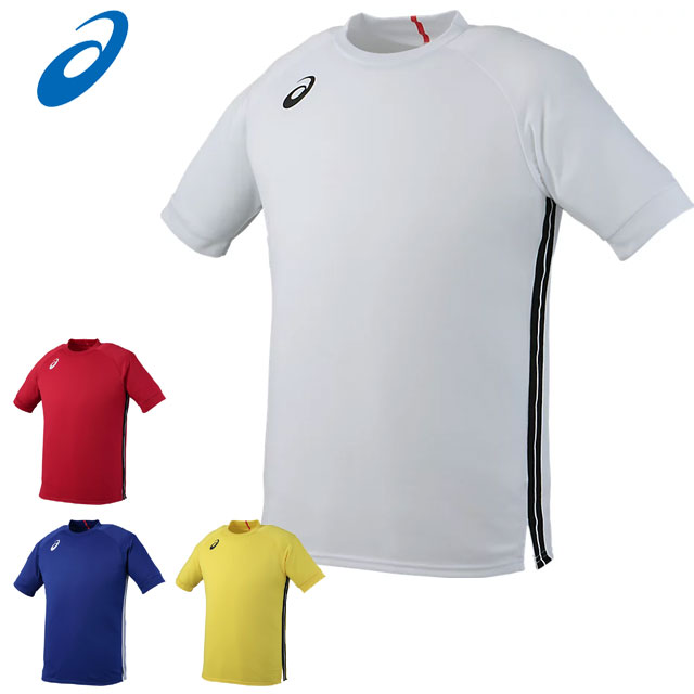 (☆)32 ネコポス アシックス スポーツウエア メンズ チームプラクティスショートスリーブトップ XS6100 ..