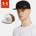 ☆アンダーアーマー メンズ 帽子 ランニング UA アイソチル ローンチ スナップバック キャップ ISO-CHILL リフレクトロゴ 調整可能 メッシュパネル...
