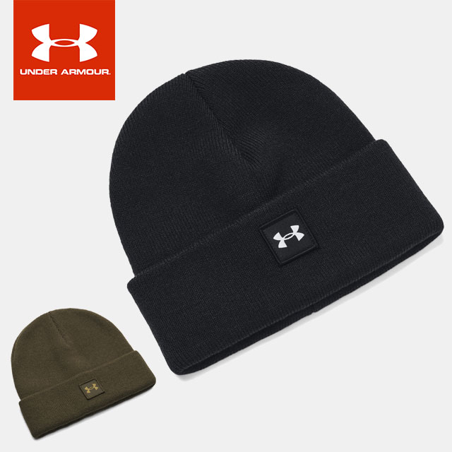 ☆ネコポス アンダーアーマー ジュニア 帽子 ニット帽 キャップ UA ハーフタイム ビーニー 防寒 リブ編..