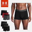 ☆アンダーアーマー メンズ インナー 下着 ショーツ パンツ UA パフォーマンステック メッシュ 6インチ アンダーウェア 3枚セット フィッティド チャージ...