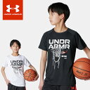 ☆ネコポス アンダーアーマー ジュニア Tシャツ 半袖 丸首 UA テック グラフィック ショートスリーブ ルーズ 吸汗速乾 伸縮性 ドライ 防臭 首元リブ仕様...
