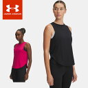 ☆ネコポス アンダーアーマー レディース タンクトップ ノースリーブ シャツ 袖なし UA ローンチ エリート タンク アイソチル ルーズ 涼しい 快適 レーザ...