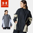 ★アンダーアーマー レディース パーカー ジャケット ジップアップ 長袖 フード付 UA メッシュ ライナー ウーブン フルジップ フーディー ルーズ はっ水 ...