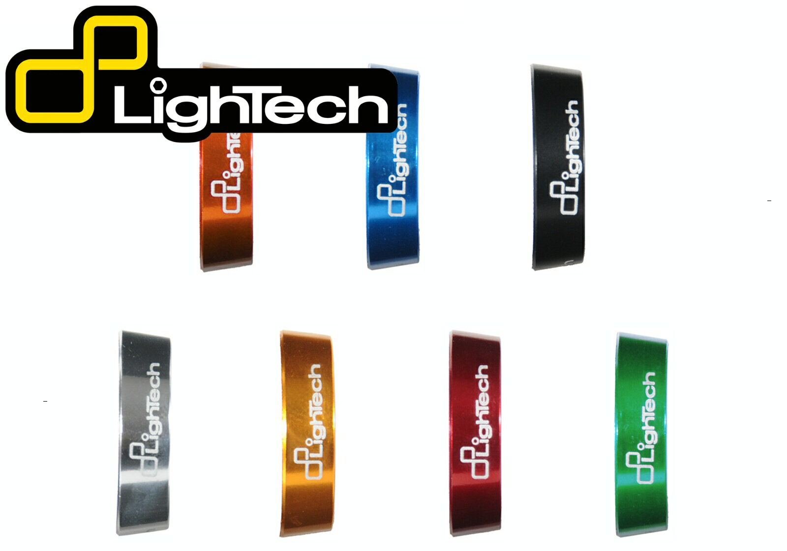 【国内在庫】 LighTech - ハンドルバーウェイト用アルミニウムリング ハンドル
