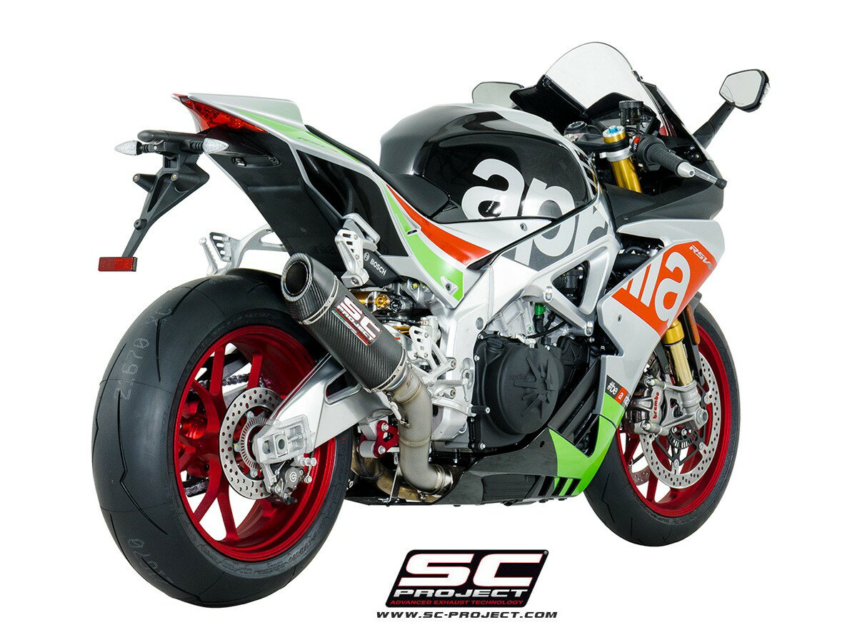 【正規輸入代理店】SC-PROJECT ( SCプロジェクト ) オーバル レーシング スリップオンサイレンサー RSV4 / RF / RR '17