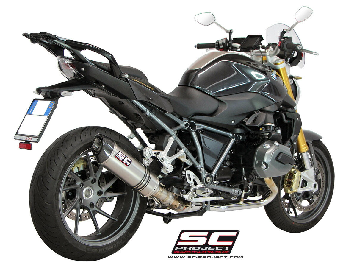 【正規輸入代理店】SC-PROJECT ( SCプロジェクト ) - オーバル サイレンサー BMW R1200R / RS '15-16
