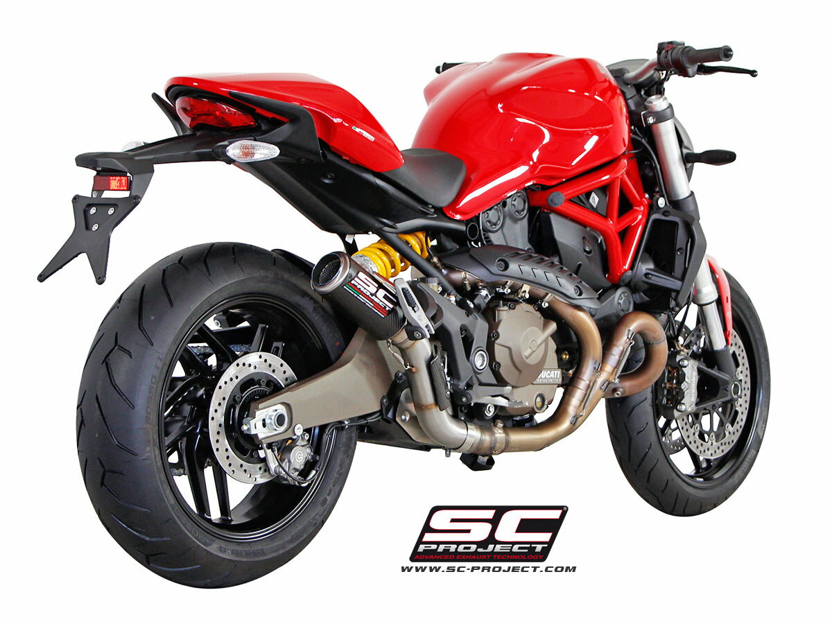 【国内在庫】 SC-PROJECT - CR-T スリップオンサイレンサー MONSTER 821 '14-17 ドゥカティ モンスター821 サイレンサー