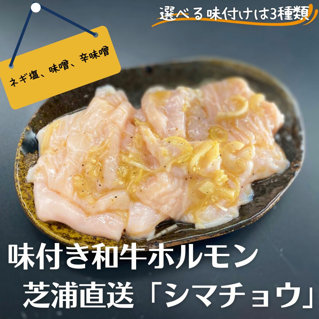 【選べる味付き】和牛 大トロ ホルモン シマチョウ 130g（大腸）