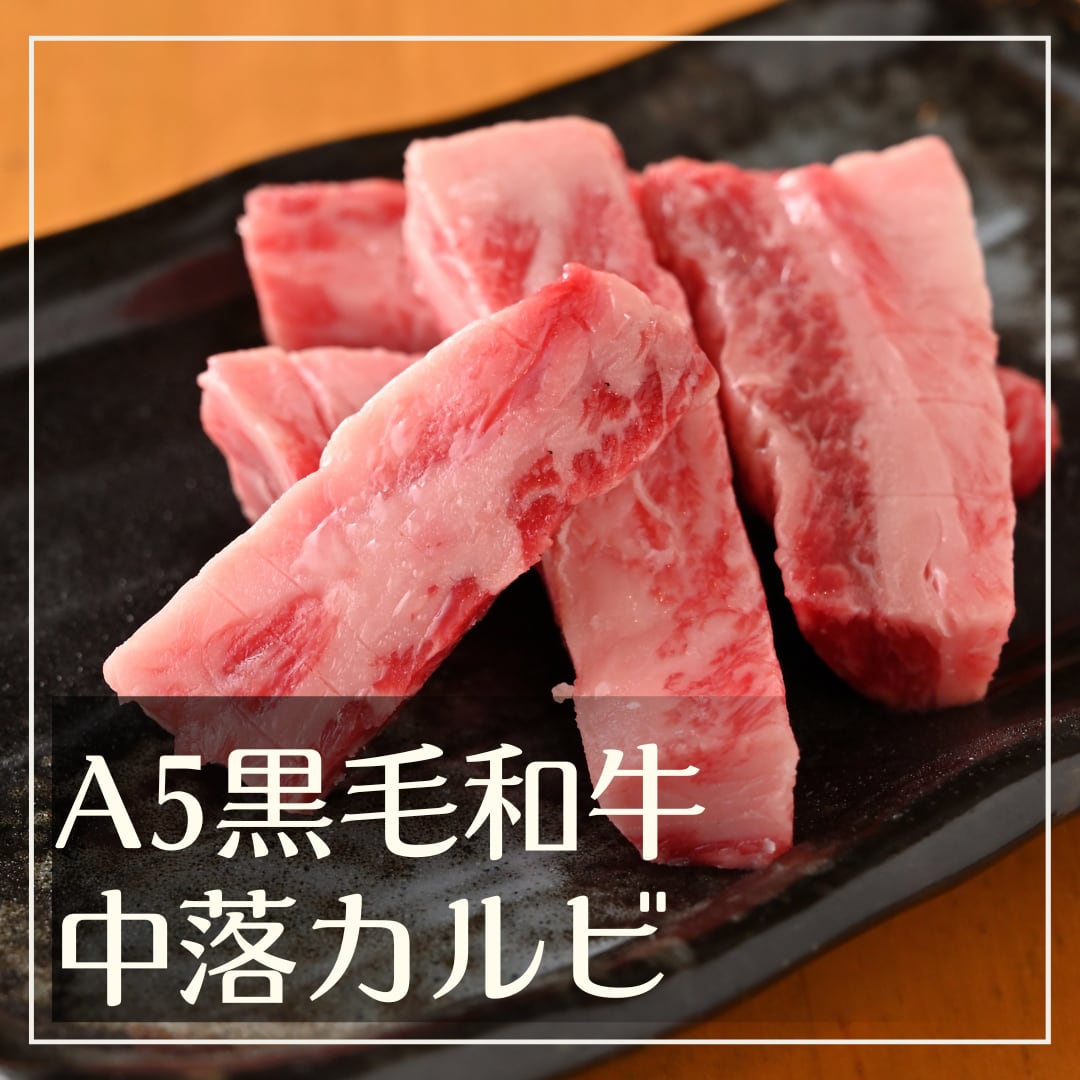 A5 黒毛和牛 中落 カルビ 約150g