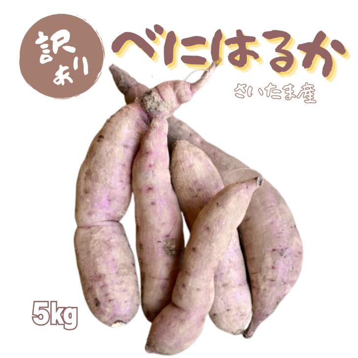 さつまいも 訳あり 紅はるか5kg さいたま産 土付き 送料無料 サイズいろいろ べにはるか 不揃い サツマイモ 薩摩芋 さつま芋 訳あり品 ねっとり しっとり ほっくり あまい 食材 野菜 料理 おいしい 美味しい 甘い 芋 スイーツ お菓子 焼いも やきいも 焼き芋 ふかし芋 おやつのサムネイル