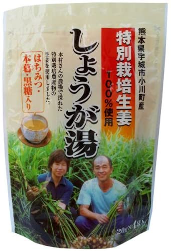 イトク食品 特別栽培しょうが湯 20g×4包×2個 広島県 イトク 特別栽培生姜湯