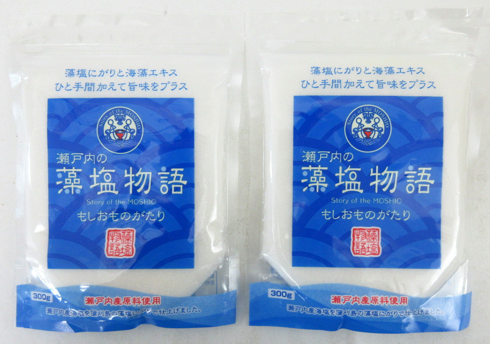 瀬戸内の 藻塩物語 300g×2個 朋和商事 もしおものがたり 瀬戸内産原料使用 【※ポスト投函】
