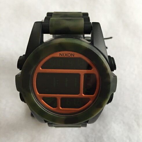 ニクソン 腕時計（メンズ） 【旧品】【送料無料】 【SALE】 NIXON WATHCH 時計 UNIT SS MATT BLACK/CAMO 腕時計 通勤 通学 プレゼント