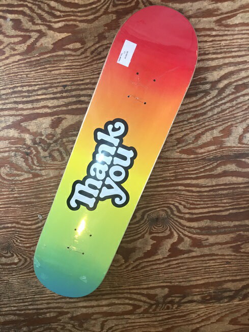 Thank you サンキュー DECK TIE-DYE スケートボードデッキ スケート デッキ ストリート 大人 初心者 おすすめ sk8 板 SKATEBOARD【送料無料】