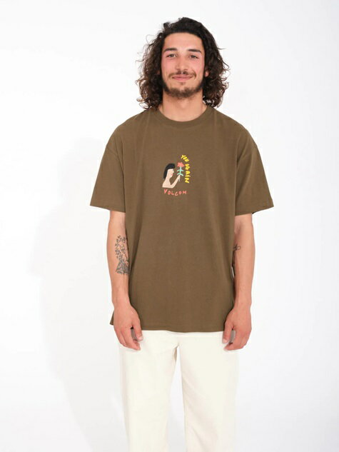 VOLCOM 春物 夏物 ARTHUR LONGO 1 T-SHIRT 正規品 サイズ Tシャツ 半袖 コットン ショートスリーブ S M
