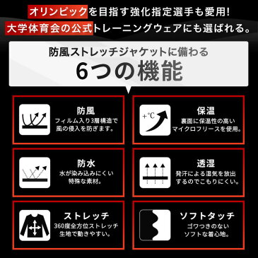 防風 ストレッチ ジャケット 秋 冬 メンズ レディース 防風ジャケット ライダースジャケット ランニングウェア スポーツ キャンプ アウトドア バイク フードなし 伸縮 防水 撥水 透湿 大きめ 大きいサイズ おしゃれ セットアップ アウター 【013135】