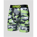 【PSD】NEON POP CAMO STANDARD LENGTH ピーエスディー メンズ パンツ ボクサーパンツ マイクロメッシュポーチ 通気性抜群 ムレな...