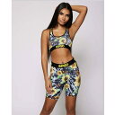 【SALE】TIE DYE SUNFLOWER MIX BIKER SHORT バイカーショーツ パンツ ピーエスディー アンダーウェア 下着 おしゃれ オシャ...