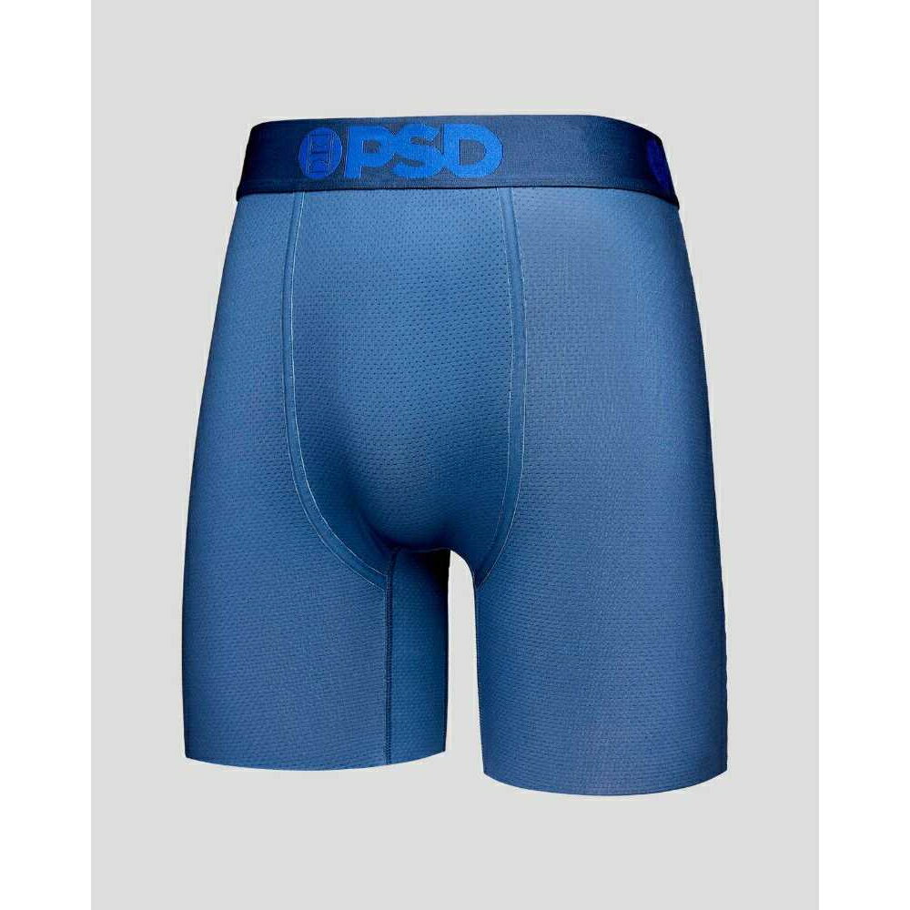 COOL MESH - COOL BLUE STEEL STANDARD LENGTH クールメッシュ ピーエスディー メンズ パンツ ボクサーパンツ 通気性抜群 7インチ アンダーウェア 下着 おしゃれ オシャレ ギフト プレゼント　派手