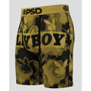 【PSD】PLAYBOY - SILK GOLD STANDARD LENGTH ピーエスディー メンズ パンツ ボクサーパンツ マイクロメッシュポーチ 通気性...