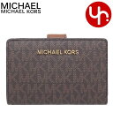 マイケルコース MICHAEL KORS 財布 二つ折り財布 35F8GTVF2B ブラウン 特別送料無料 ジェット セット トラベル シグネチャー ビルフォー...