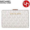 マイケルコース MICHAEL KORS 財布 二つ折り財布 35F8GTVF2B バニラ 特別送料無料 ジェット セット トラベル シグネチャー ビルフォールド ジップ コインウォレット アウトレットレディース ブランド 通販 L型