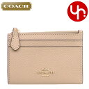 コーチ 革小銭入れ レディース コーチ COACH 財布 コインケース F88250 トープ 特別送料無料 ラグジュアリー クロスグレーン レザー ミニ ID キーリング スキニー 2 アウトレット レディース ブランド 通販 2022